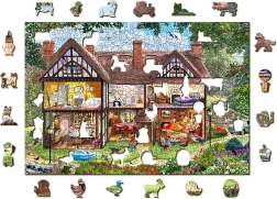 Puzzle in legno double-face Casa d’Estate 2 in 1, 505 pezzi
