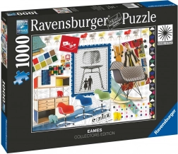Puzzle Ravensburger Design Eames sedie classiche 1000 pezzi