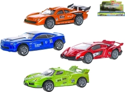 Modello di auto da corsa in metallo 1:36 con retrocarica
