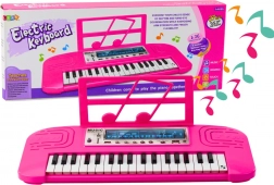 Pianoforte Elettrico per Bambini 36 Melodie Rosa