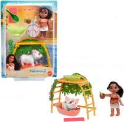 disney princess moana 2 – set da gioco da bagno simea e pua