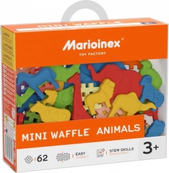 Costruzioni creative Mini Waffle Animali 62 pezzi