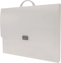Valigetta Opaline Frosty trasparente per documenti formato A3