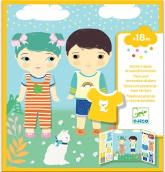 Adesivi riposizionabili per bambini Abbigliamento di Djeco