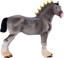 Mojo figurina cavallo Shire – grigio roano