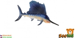 Figurina in plastica di pesce spada Zooted 16 cm