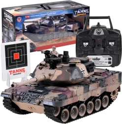 grande carro armato RC Leopard 2 1:18 con tiro