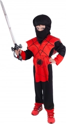 Costume da Carnevale per Bambini Ninja Rosso