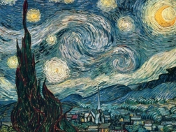 Puzzle Vincent van Gogh: Notte stellata