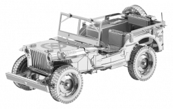 METAL EARTH puzzle 3D Jeep Willys MB Overland (ICONX)