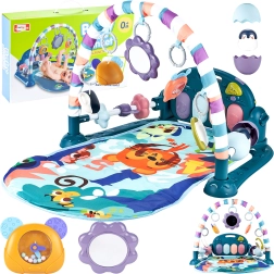 Tappetino gioco interattivo con pianoforte blu