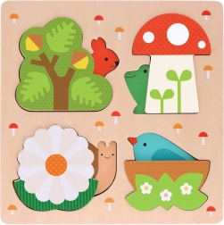 Petit Collage puzzle ad incastro - Questa è la mia casa