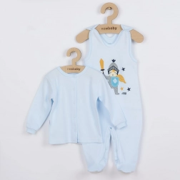 Set per neonati in cotone New Baby Knight, 2 pezzi
