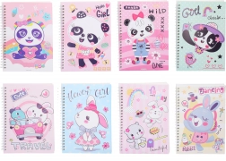 Taccuino a spirale rigato 14,5x20,5 cm, 80 pagine