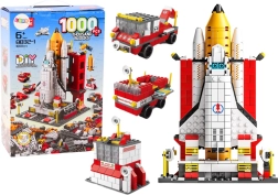 Blocchi da costruzione Razzo Spaziale 6in1 Veicoli Spaziali 1000 pezzi