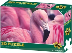 Puzzle 3D fenicottero 100 pezzi