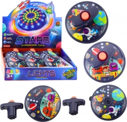 Disco spaziale luminoso con suoni – trottola UFO