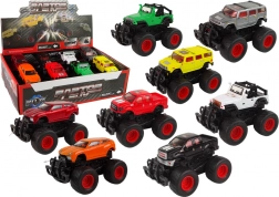 Auto fuoristrada in metallo Ruote grandi Vari colori Bump Up HAT13