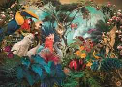 Puzzle HEYE Fauna Fantasies – diversità aviaria 1000 pezzi