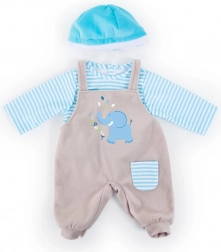 Set di abbigliamento a tre pezzi per bambole BAYER DESIGN (33–38 cm)