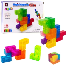 Cubi magnetici Magic Magnetic Cubes – rompicapo logico con sfide, 9 pezzi