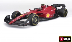 Bburago 1:18 Ferrari F1-75 Scuderia F1 con pilota Carlos Sainz
