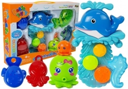 Set da bagno Delfino animali marini