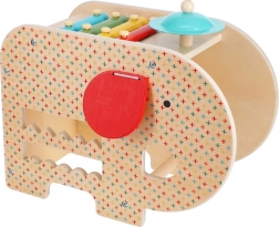 Elefante musicale in legno 5 in 1 Petit Collage