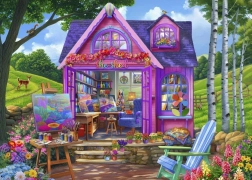 Puzzle Studio in baita 500 pezzi