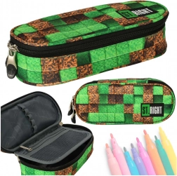 Astuccio scolastico a una camera ST.RIGHT Pixel Cubes