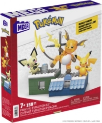 Mega Construx Poke9mon Pikachu set evolutivo