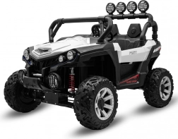 macchinina elettrica buggy Baby Mix Road 4x4 – bianca