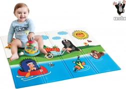 Tappetino pieghevole in schiuma con motivo di Krtek