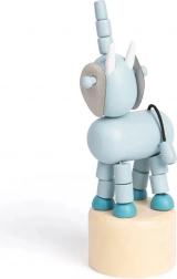 Bigjigs Toys Giocattolo in Legno a Pressione Safari Elefante