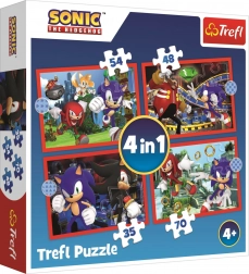 Puzzle 4v1 Avventure di Sonic SEGA Sonic The Hedgehog