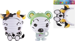 Lampion sfera con motivo di Mucca o Topo