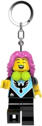 Portachiavi minifigure Lego giocatore di videogiochi con luce