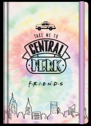 Quaderno a righe A5 FRIENDS tie-dye, copertina rigida