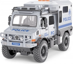 Auto blindato della polizia con effetti luminosi e sonori 24 cm