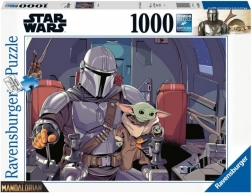 Puzzle Ravensburger STAR WARS: THE MANDALORIAN 1000 pezzi