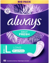 Always Daily Fresh Long salvaslip 52 pz