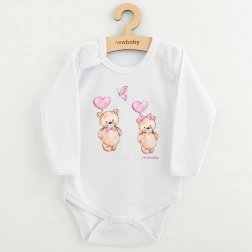 Body per bambini con stampa New Baby Love Bears, maniche lunghe, taglia 80 (9–12 mesi)