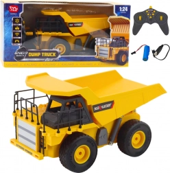 Autocarro ribaltabile RC 1:24 con LED e funzione di ribaltamento