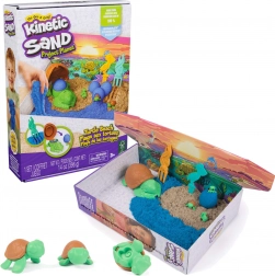 Kinetic Sand Project Planet – tartarughe marine – set da gioco ecologico