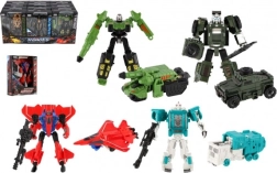 Robot trasformabile 14 cm – si trasforma in auto, camion o razzo