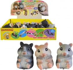 Criceto di gomma 8 cm - giocattolo per bambini