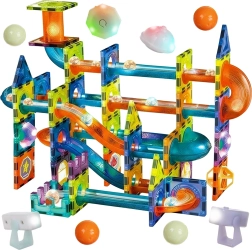 Costruzione magnetica Iso Trade – pista per biglie 110 pezzi