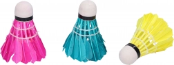 Volani da badminton colorati, 3 pezzi
