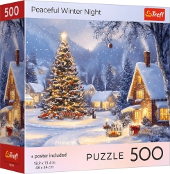 Puzzle Notte invernale tranquilla 500 pezzi TREFL