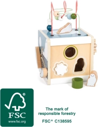 small foot cubo motorico arctic in legno FSC